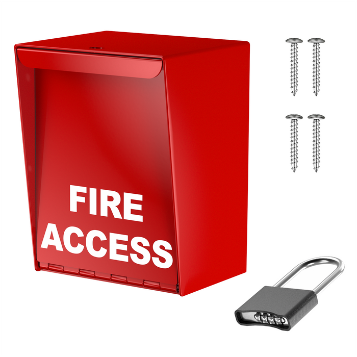 DF2 - Wall Mounted Fire Key Lock Box with Combination Lock