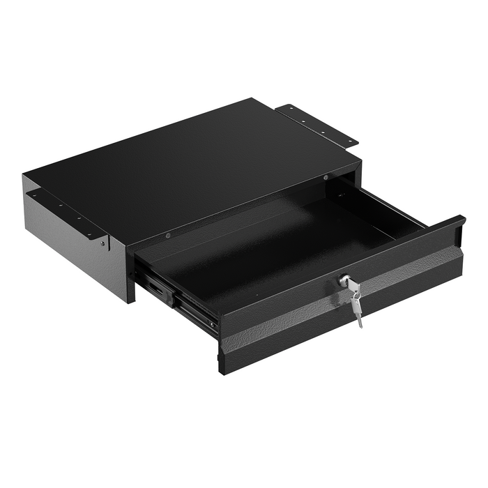 DR2 - 17.75" Steel Under Desk Drawer with Lock & Keys