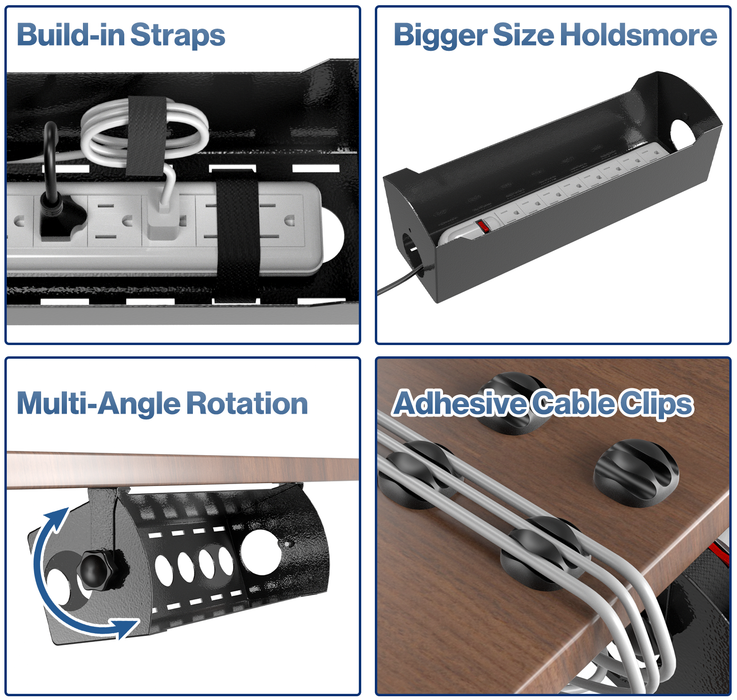 DR3 - 15’’ Under Desk Cable Management Tray