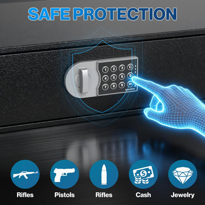 G3H - Under Bed Gun Safe Drawer with Keypad Lock