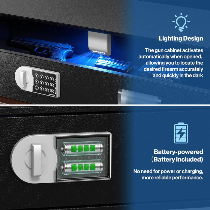 G3H - Under Bed Gun Safe Drawer with Keypad Lock