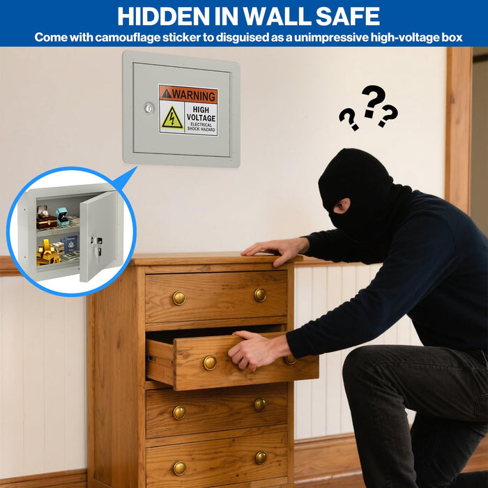 G9-W - In Wall Gun Safe with Key Lock