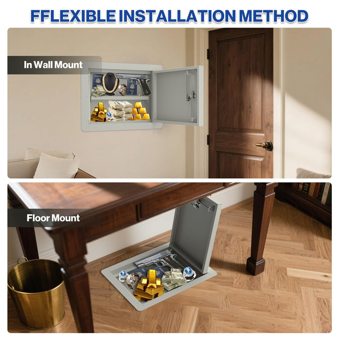 G9-W - In Wall Gun Safe with Key Lock