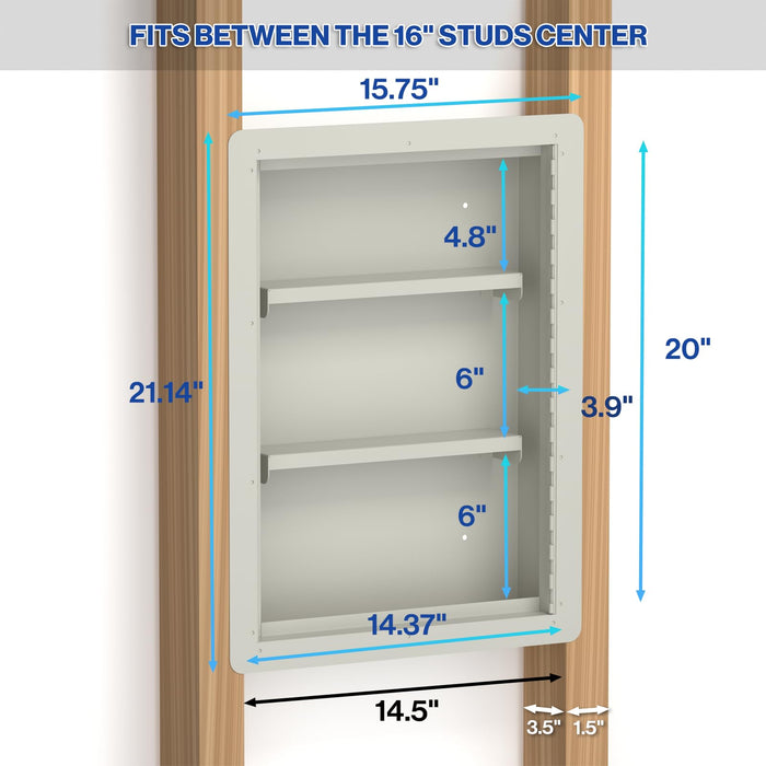 G9L-W - Large In Wall Safe with Key Lock | 21-Inch Height