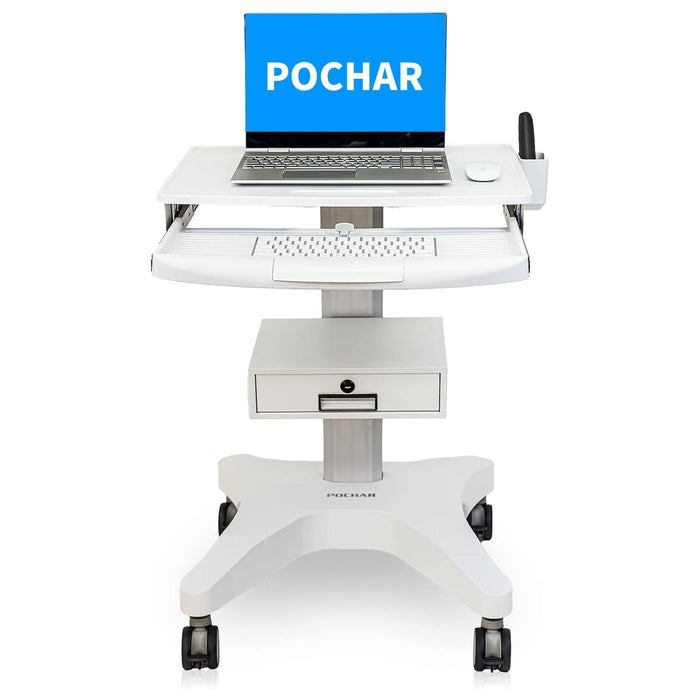 MC-16 - Medical Trolley with Laptop Pallet and Oral Scanner Holder