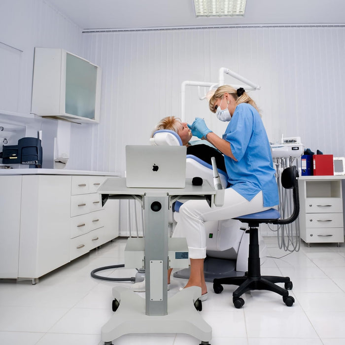 MC-16 - Medical Trolley with Laptop Pallet and Oral Scanner Holder