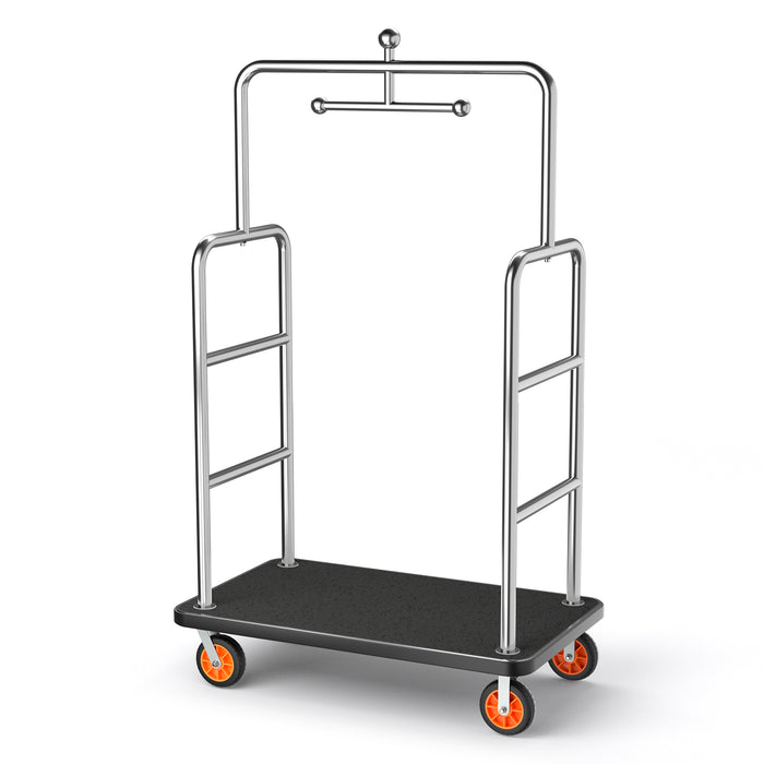 P-AVONK-H0 - Hotel Luggage Cart, 1300 LBS Commercial Baggage Cart for Hospitality
