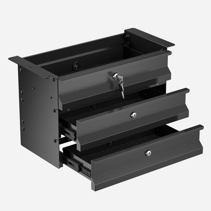 P-TD3FK-H0 - 3-Tier Under Desk Storage Drawers