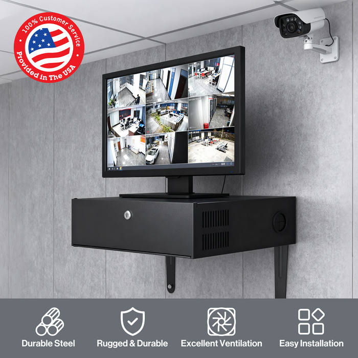 P3-H - 15.5 x 15.5 x 5.5 Inch Heavy Duty DVR Lock Box