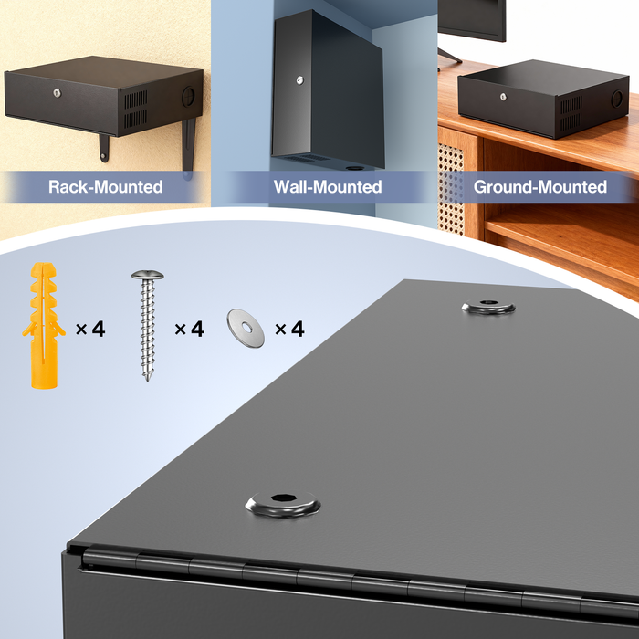 P3-H - 15.5 x 15.5 x 5.5 Inch Heavy Duty DVR Lock Box
