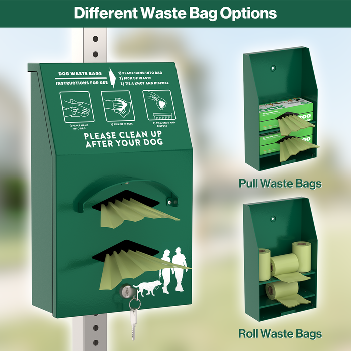 PET-2 - Wall Mounted Dog Bag Dispenser