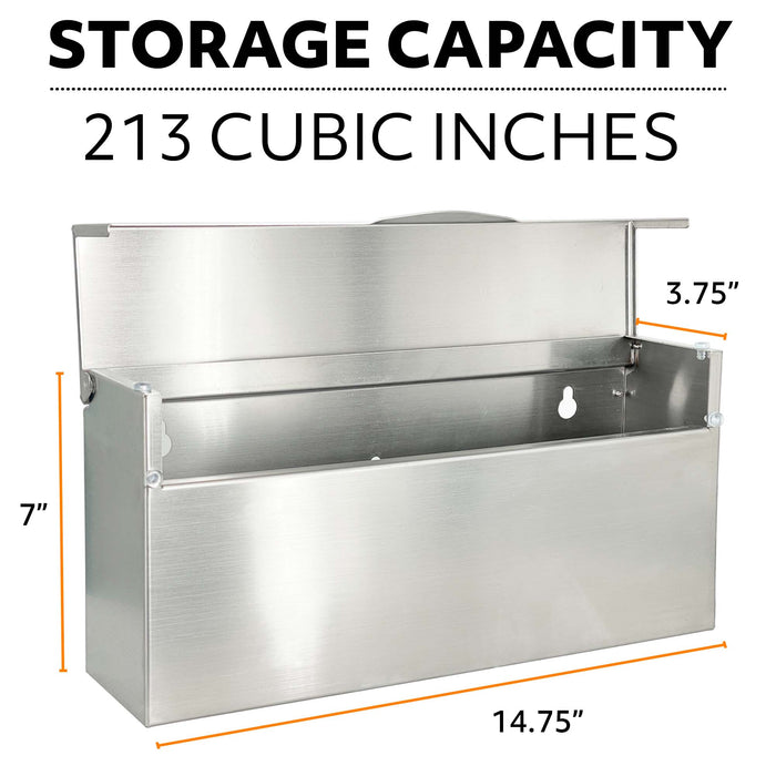 D31 - Rainproof Stainless Steel Mailbox