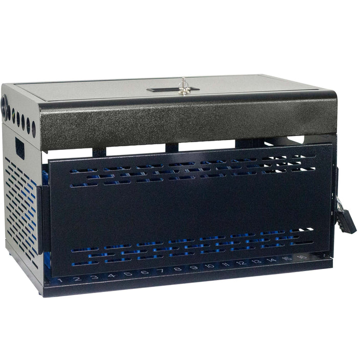 C16D-H - Locking Charging Cabinet for Chromebooks, iPads, and Laptops