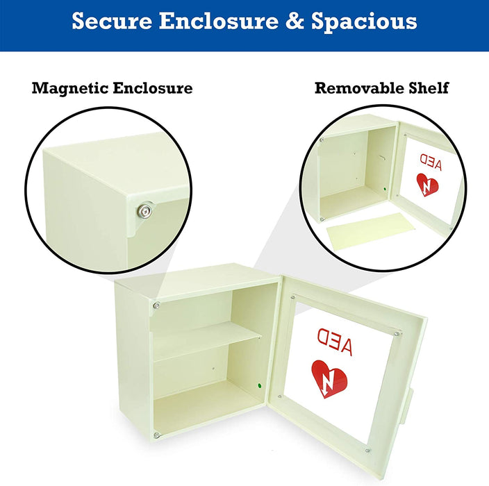 MC-3 - Non Alarmed AED Defibrillator Cabinet