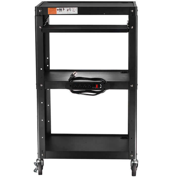 AVJ - Steel Frame AV Cart with 3 Shelves (2021 Model)