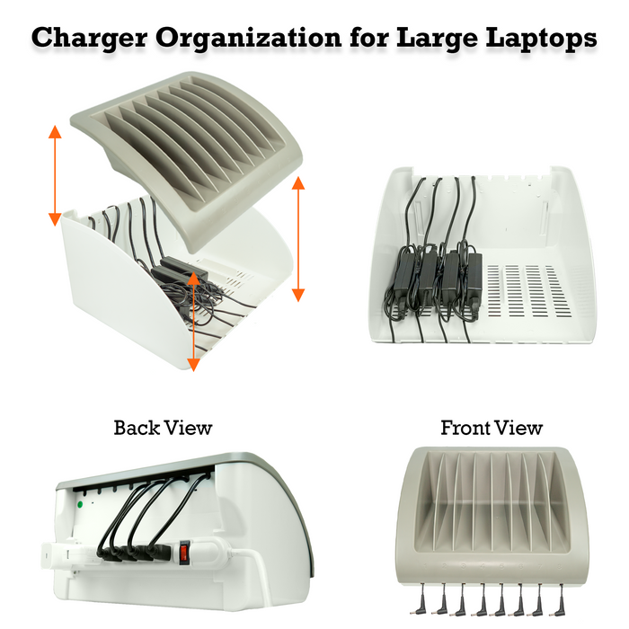 Y608A - 8-Unit Charging Station for Laptops and Tablets