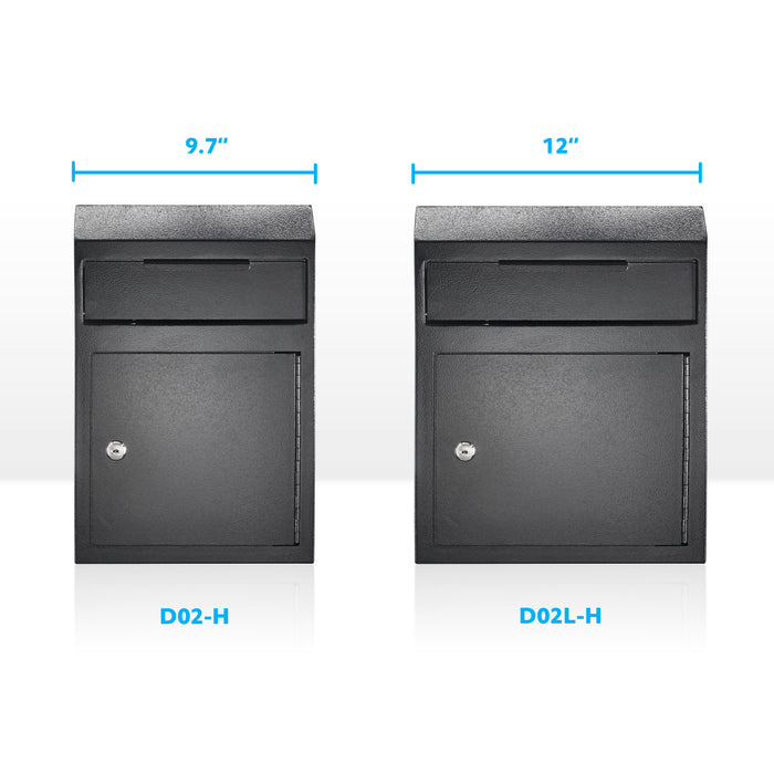 D02LH - Large Wall Mount Drop Box Depository Safe