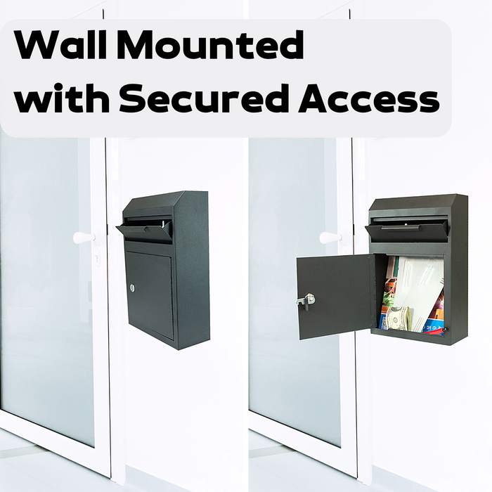 D02-H - Wall Mounted Drop Box Depository Safe