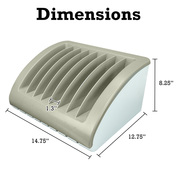 Y608A - 8-Unit Charging Station for Laptops and Tablets