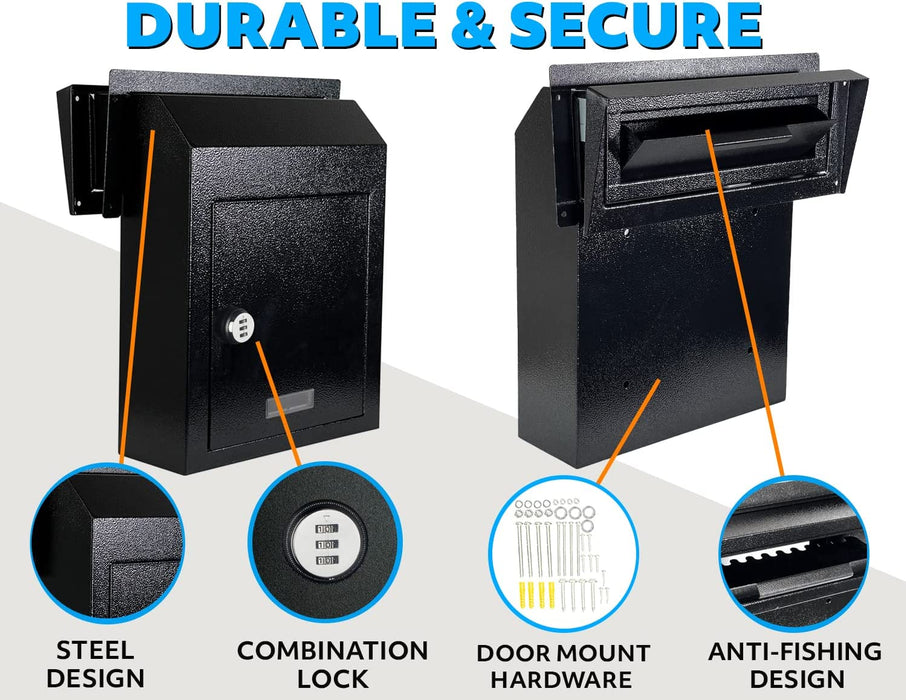 D1DH - Rainproof Through-the-Door Key Drop Box