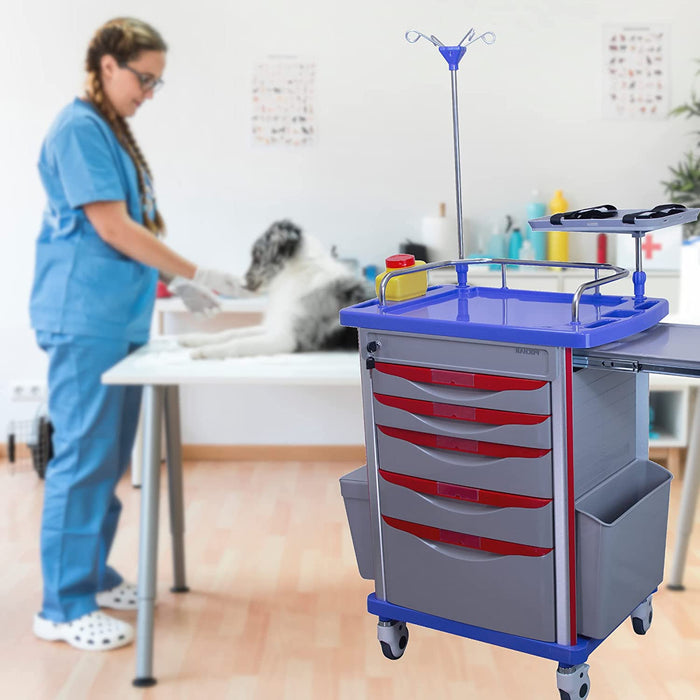 ET-01 - Medical Crash Cart with Emergency Accessory