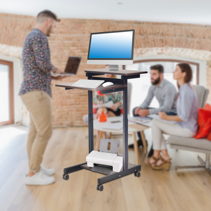 POCHAR-T2H-Height-Adjustable-Mobile-Desk-for-Classroom-Sit-to-Stand-Desk-for-Office