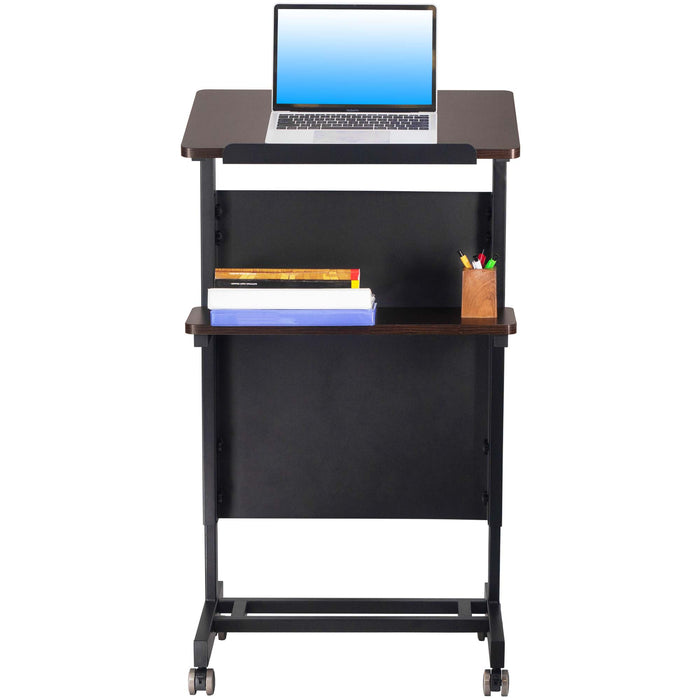 T7H - Levida Height Adjustable Mobile Rolling Lectern